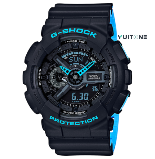 GA-110LN-1A Analog-Digital 'Black Blue'