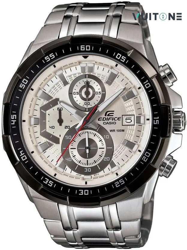 Chronograph White Dial Men's Watch - EFR-539D-7AVUDF(EX192)