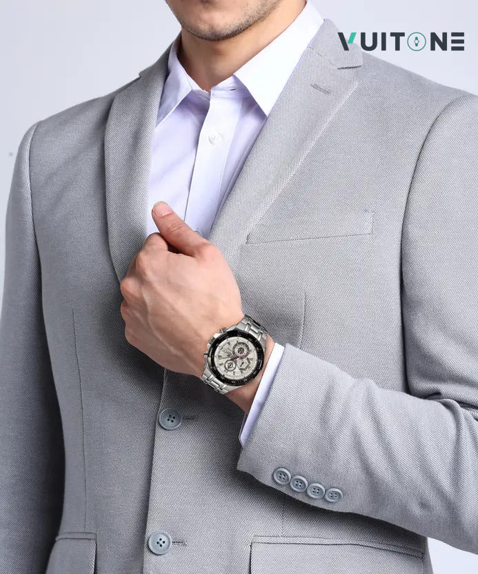 Chronograph White Dial Men's Watch - EFR-539D-7AVUDF(EX192)
