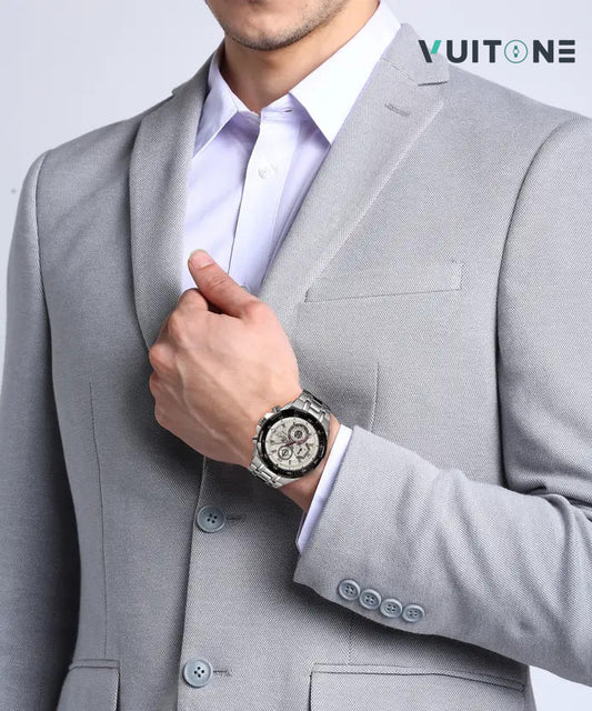 Chronograph White Dial Men's Watch - EFR-539D-7AVUDF(EX192)